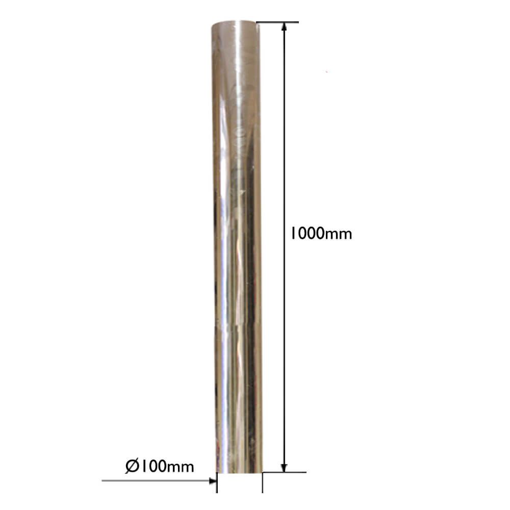Connection of metal flue elements
