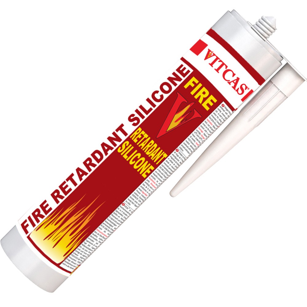 Vitcas Fire Retardant Silicone cartridge for specified joints